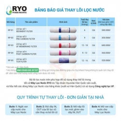 Máy lọc nước nóng lạnh RYO RP100S